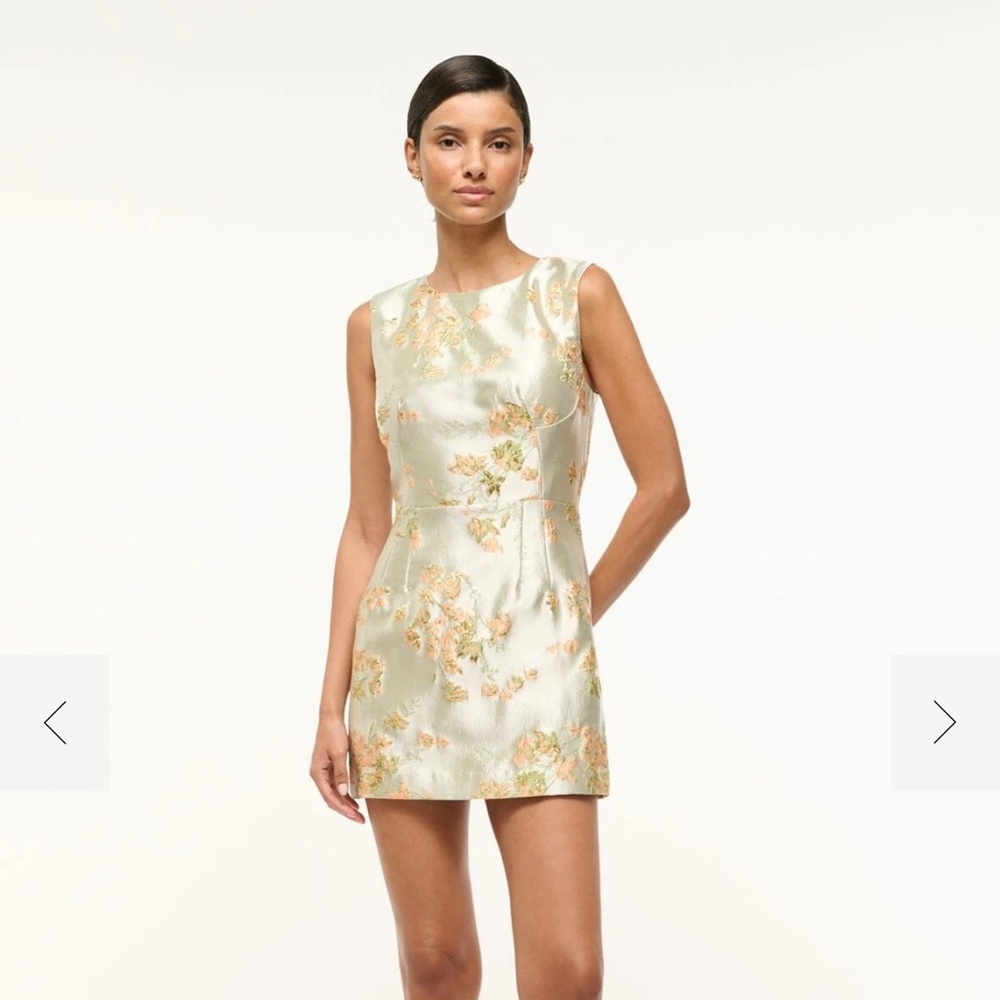 Staud Garden Metallic Dress 8